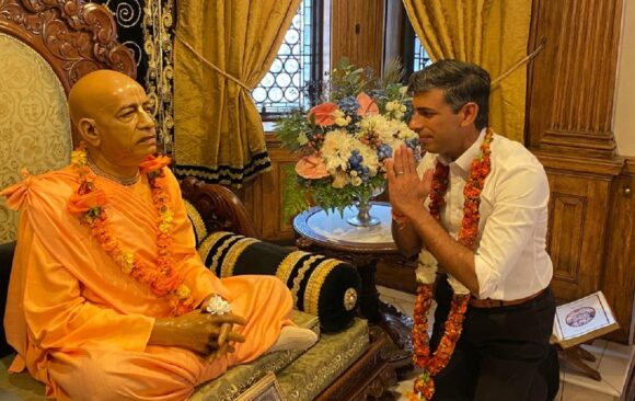 featured Rishi Sunak at Manor Janmashtami Rishi Sunak’s visit to Bhaktivedanta Manor