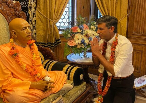 Rishi Sunak’s visit to Bhaktivedanta Manor