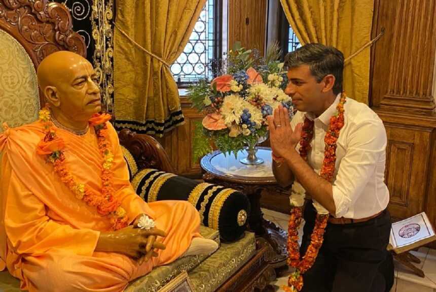 Rishi Sunak visits Bhaktivedanta Manor for Janmashtami