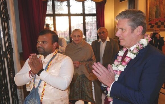 keir Starmer in temple room Temple welcomes Sir Keir Starmer