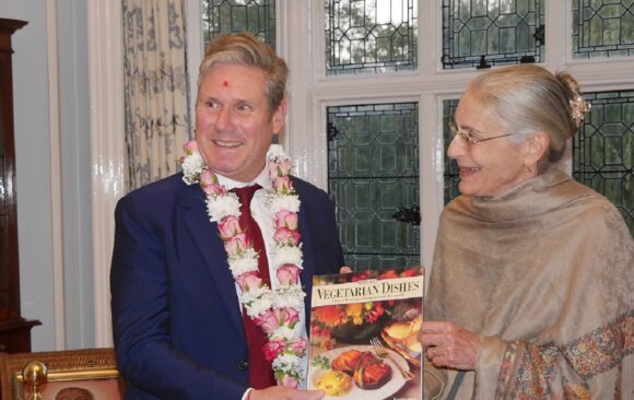 Keir Starmer visit to Manor (25) Message from Sir Keir Starmer marking Bhaktivedanta Manor’s 50th Anniversary year