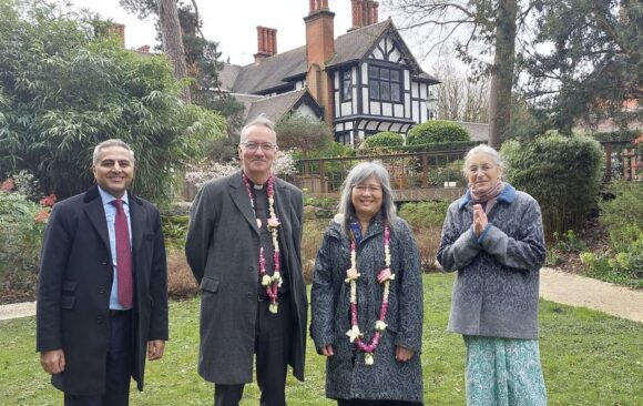 GH garden Welcoming senior representatives of the Church of England