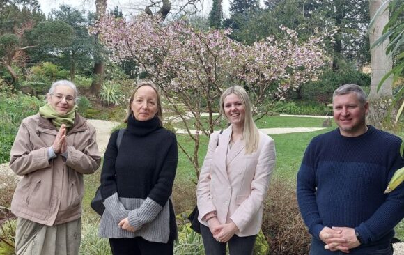 Representatives for Olivia Harrison spend day at Bhaktivedanta Manor