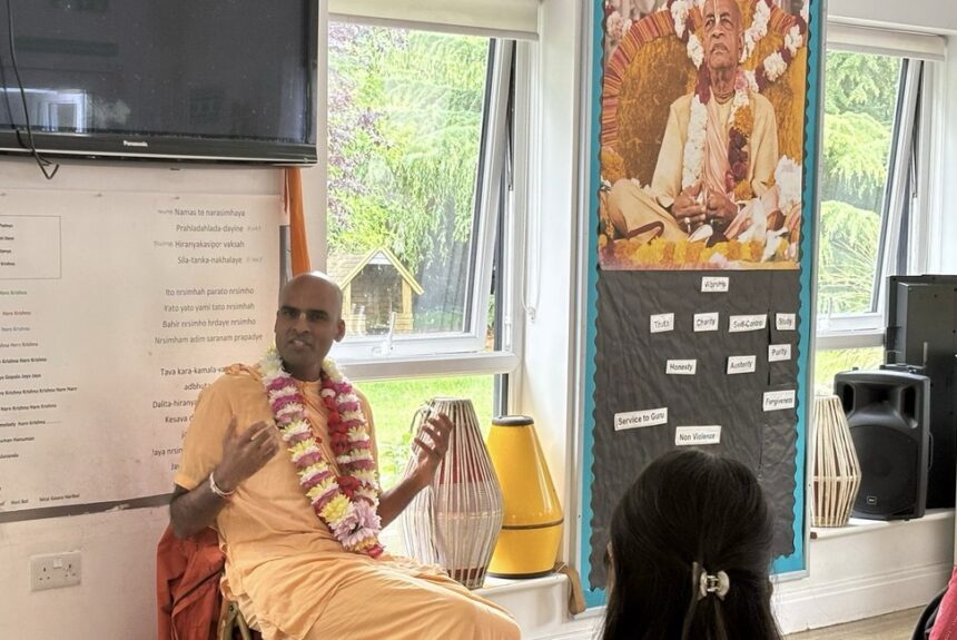 main school Teachers’ Sanga at the Hare Krishna Primary School