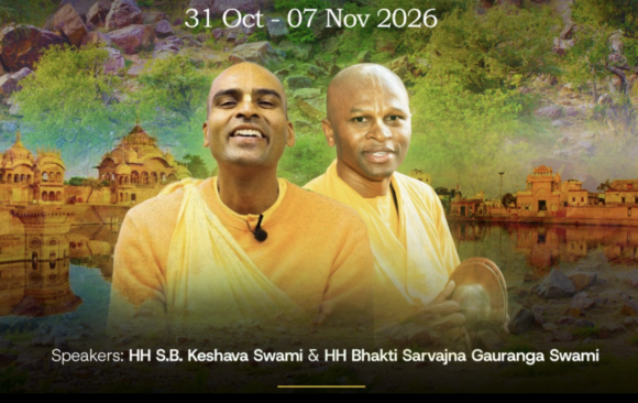 Retreat to Govardhana 2026 with HH S.B Keshava Swami