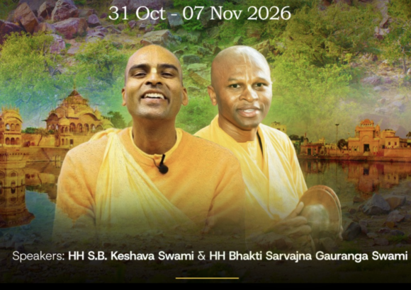 Retreat to Govardhana 2026 with HH S.B Keshava Swami
