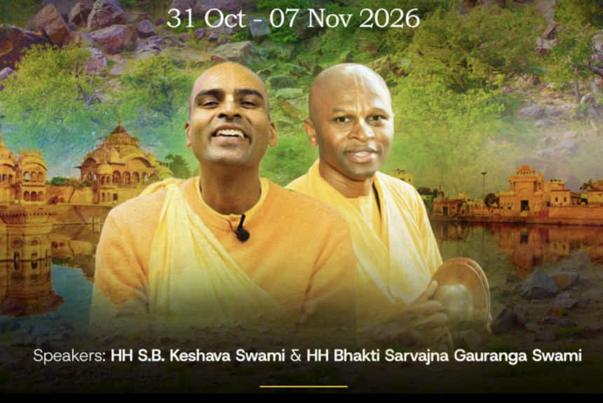 Retreat to Govardhana 2026 with HH S.B Keshava Swami