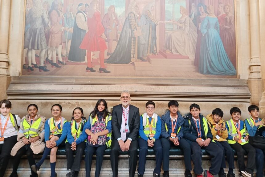 Parliament pic Hare Krishna Primary School Visits Parliament